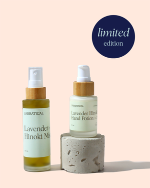 Lavender Hinoki Calming Ritual Set