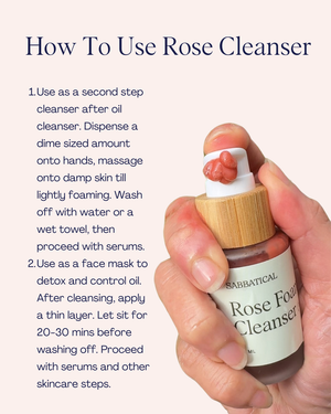Rose Foaming Cleanser (2025 Reformulation)