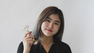 Crystal Facial Roller | Fair Trade Rose Quartz, Jade & Amethyst Facial Rollers