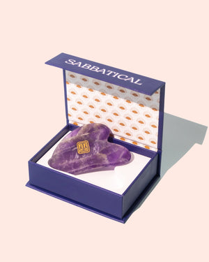 Amethyst Guasha | Facial Massage Tool - Sabbatical Beauty