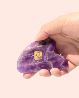 Amethyst Guasha | Facial Massage Tool - Sabbatical Beauty