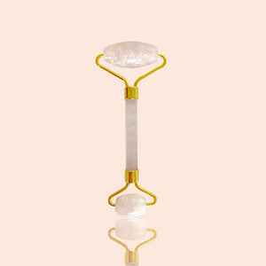 Crystal Facial Roller | Fair Trade Rose Quartz, Jade & Amethyst Facial Rollers - Sabbatical Beauty