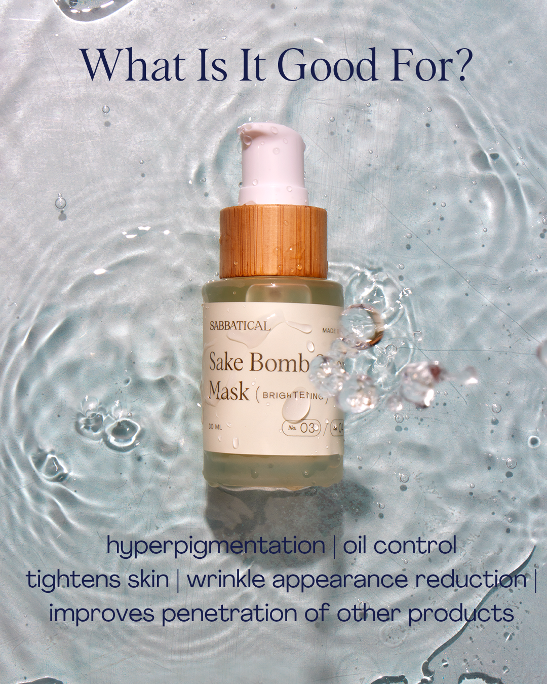 Sake Bomb Splash Mask