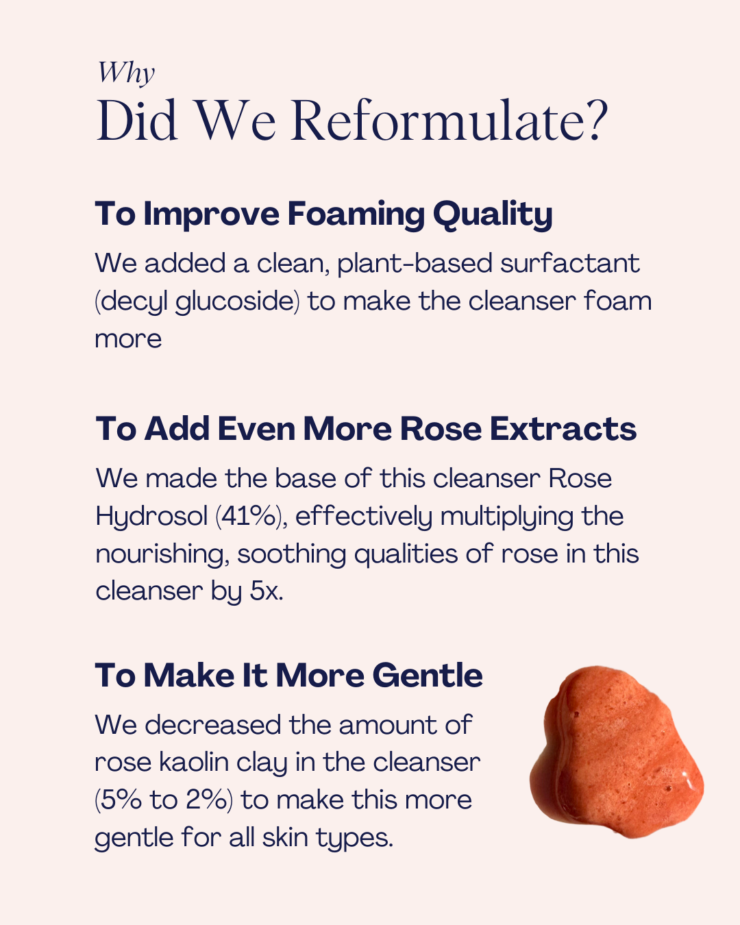 Rose Foaming Cleanser (2025 Reformulation)