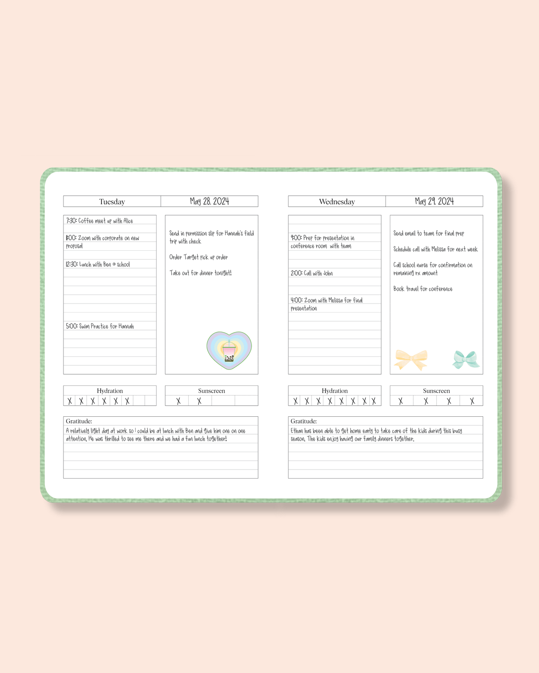 My Skincare Journey Notebook Set - Sabbatical Beauty