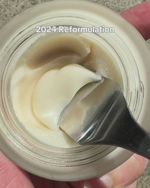 video of calm cream getting taken out of jar