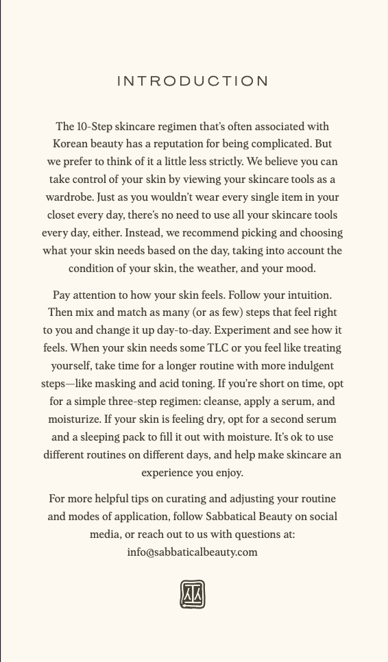 A Full 10 Step K Beauty Routine Guide (FREE) - Sabbatical Beauty