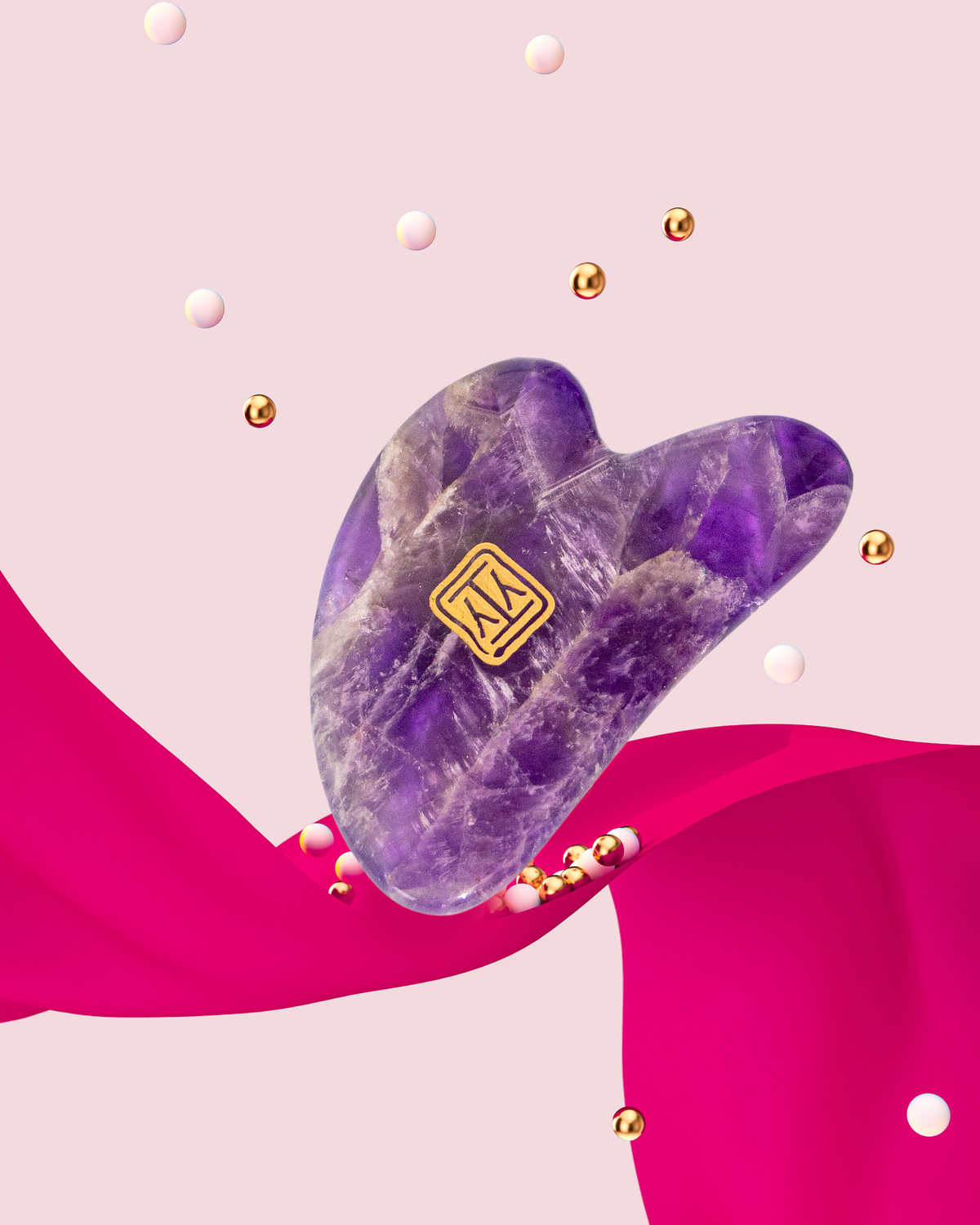 Amethyst Gua Sha | Facial Massage Tool